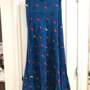LuLaRoe Rain Umbrella Maxi Skirt